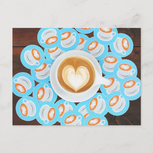 Postkarte für den Kaffee (Vorderseite)