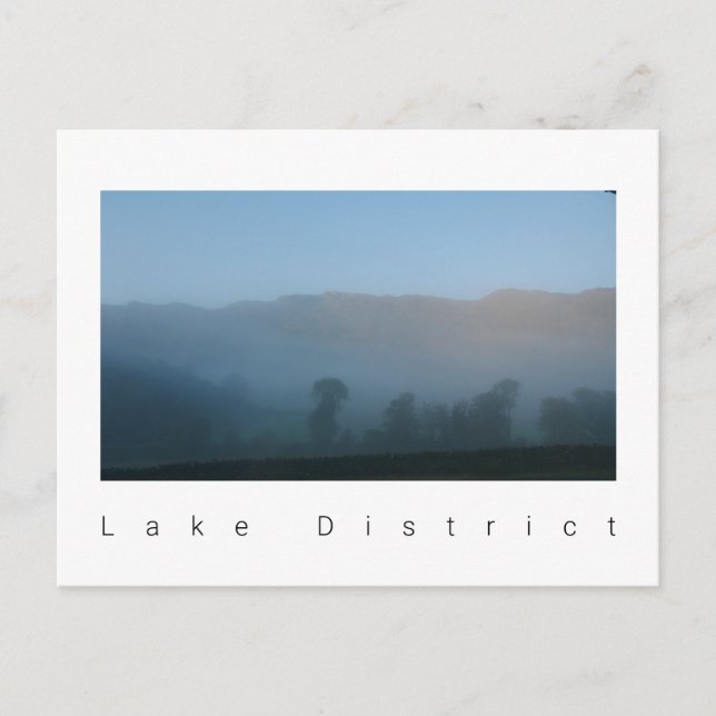 Postkarte für den Lake District (Vorderseite)