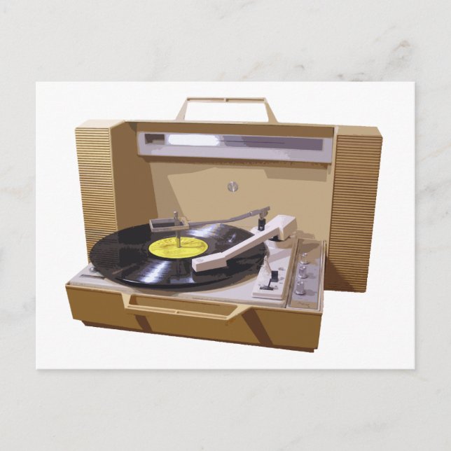 Postkarte für den Record-Player (Vorderseite)