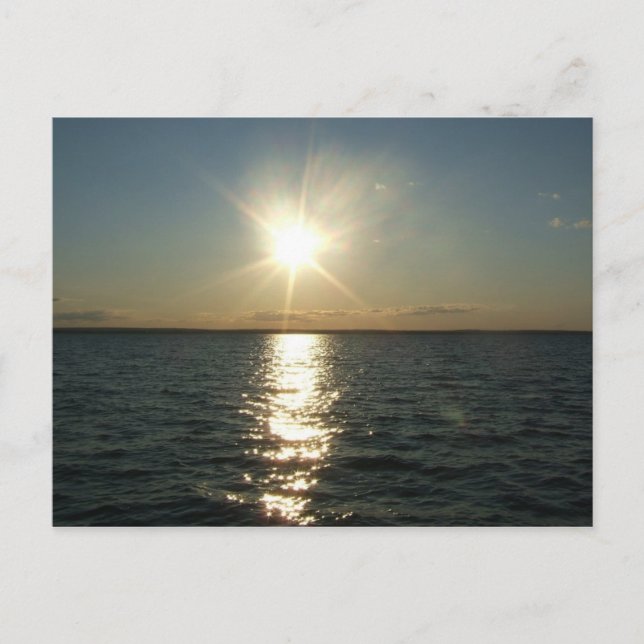 Postkarte für den Sonnenuntergang der RI (Vorderseite)