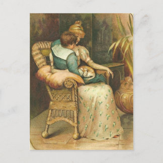 Postkarte für den Vintagen Muttertag