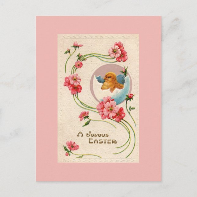 Postkarte für den Vintagen Osterkick (Vorderseite)