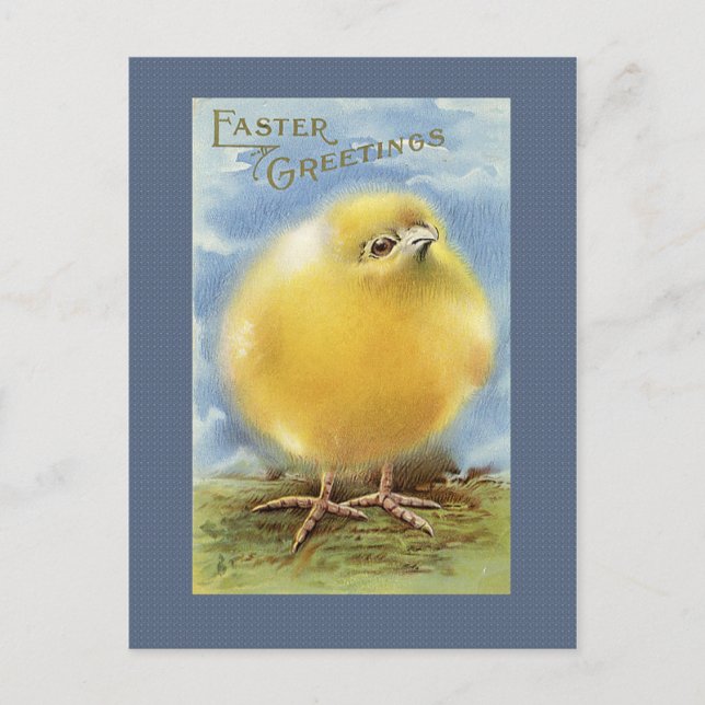 Postkarte für den Vintagen Osterkick (Vorderseite)
