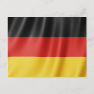 Postkarte für deutsche Flagge