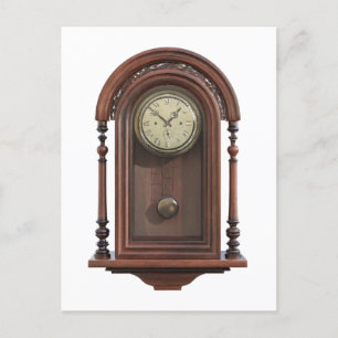 Postkarte für die antike Uhr