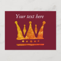 Postkarte für die Goldene Krone