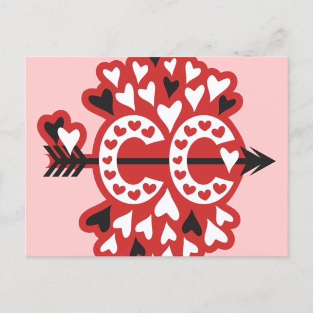 Postkarte für die Liebe mit grenzüberschreitendem  (Vorderseite)