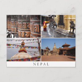 Postkarte für die Religion Nepals