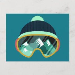 Postkarte für die Skimaske