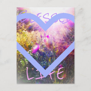 Postkarte für gesegnetes Leben