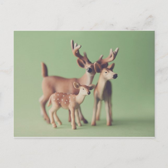 Postkarte für Hirsche (Vorderseite)