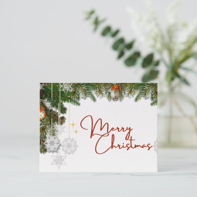 Postkarte für jährliche Feiertage (Stehend Vorderseite)