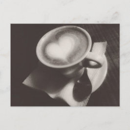 Postkarte für Kaffee