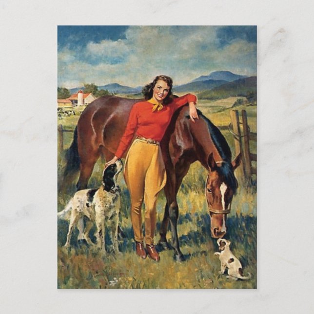 Postkarte für klassische Illustration (Vorderseite)