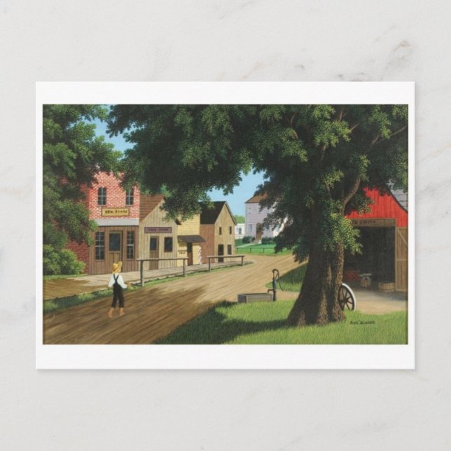 Postkarte für klassische Illustration (Vorderseite)