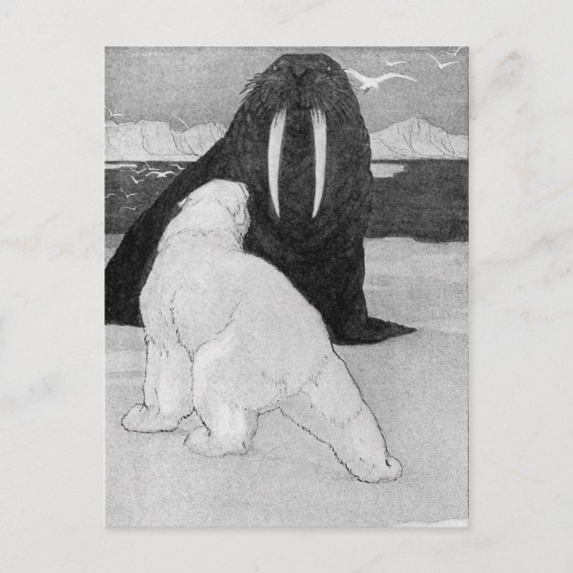 Postkarte für klassische Illustration (Vorderseite)