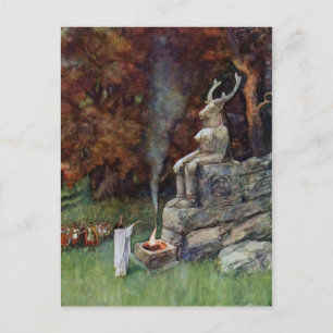 Postkarte für klassische Illustration