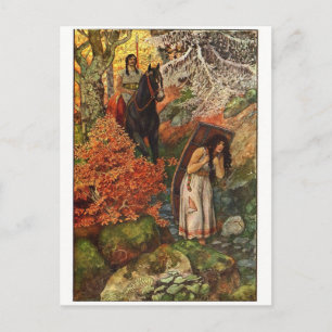 Postkarte für klassische Illustration