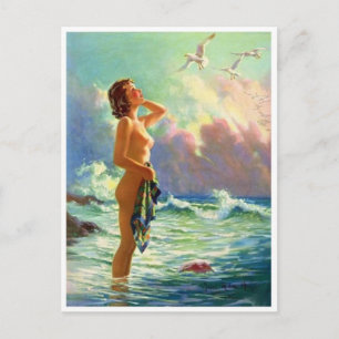 Postkarte für klassische Illustration