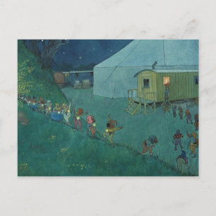 Postkarte für klassische Illustration