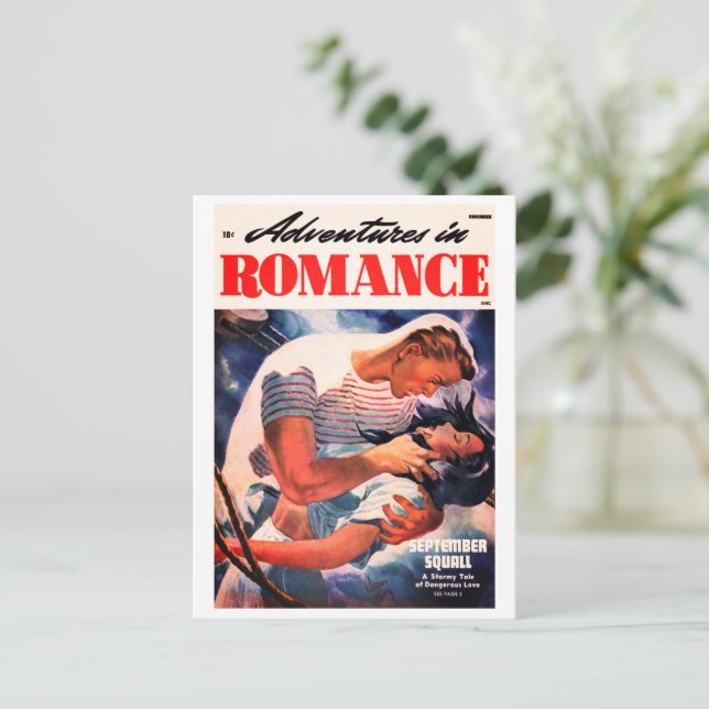 Postkarte für klassisches Comic (Stehend Vorderseite)