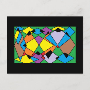 Postkarte für künstlerisches Diamantdesign