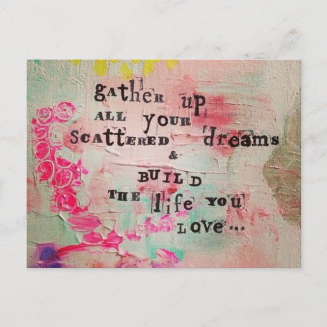 Postkarte für Leben und Traum (Vorderseite)