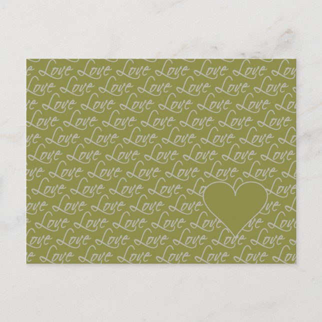 Postkarte für Liebe, anpassen (Vorderseite)