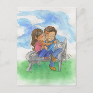 Postkarte für Liebhaber