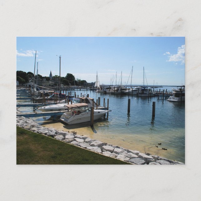 Postkarte für Mackinac-Boote (Vorderseite)