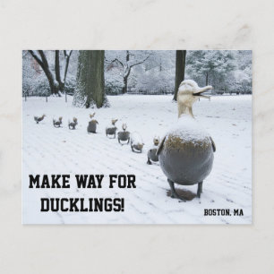 Postkarte für Make Way For The Ducklings
