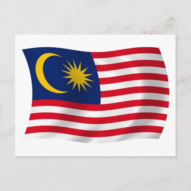 Postkarte für Malaysia (Vorderseite)