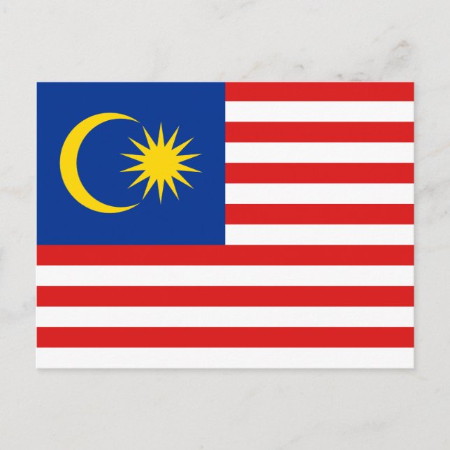 Postkarte für Malaysia (Vorderseite)