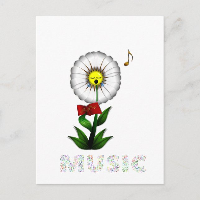 Postkarte für Musikreisen (Vorderseite)