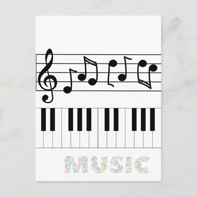 Postkarte für Musikreisen (Vorderseite)