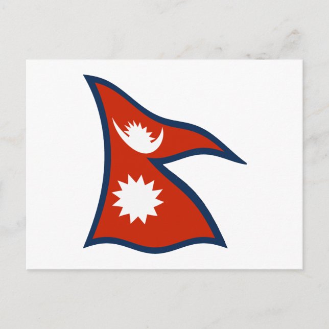 Postkarte für Nepal (Vorderseite)