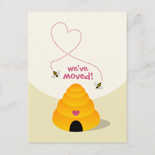 Postkarte für neue Adresse