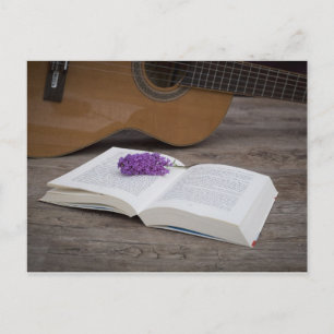 Postkarte für offene Bücher