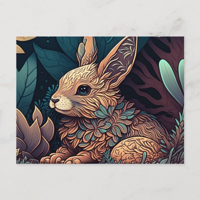 Postkarte für Ostern (Vorderseite)