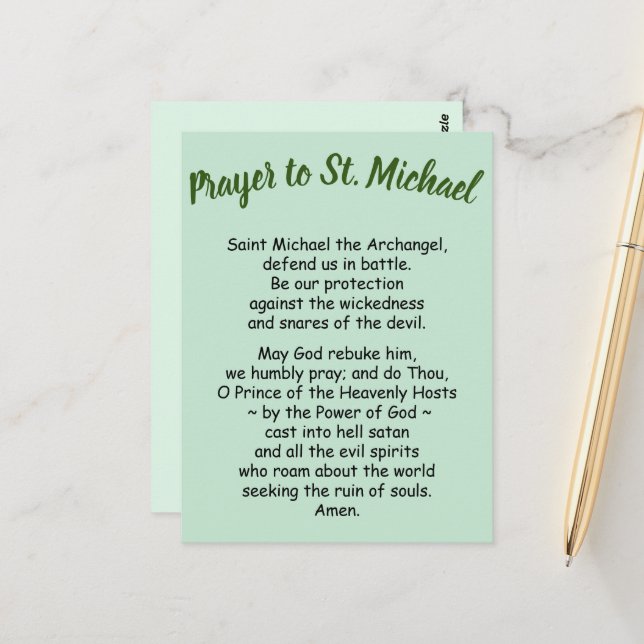 Postkarte für Parishioners individuell anpassbar (Vorderseite/Rückseite Beispiel)