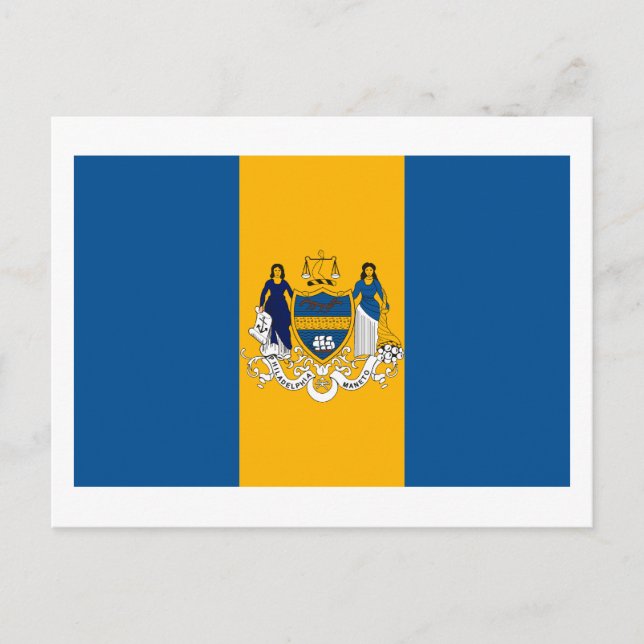 Postkarte für Philadelphia (Vorderseite)
