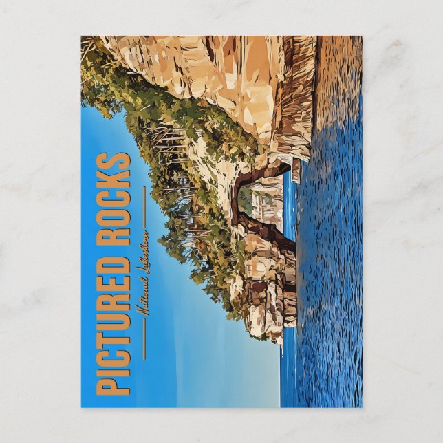 Postkarte für Pictures Rocks (Vorderseite)
