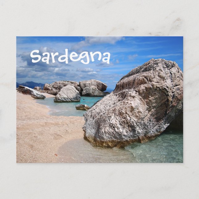 Postkarte für Sardinien (Vorderseite)