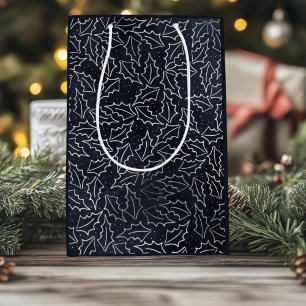 Postkarte für Schiffe und Silver Holiday Mittlere Geschenktüte