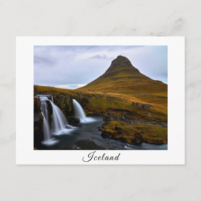 Postkarte für Souvenirs aus Island (Vorderseite)