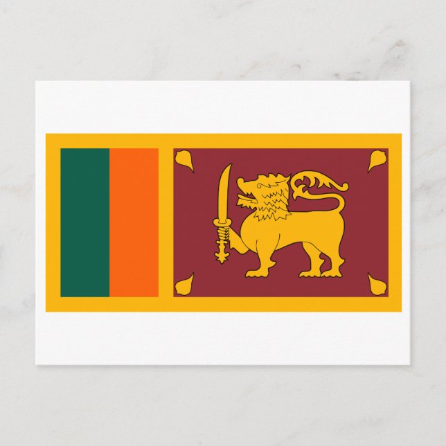 Postkarte für Sri Lanka (Vorderseite)
