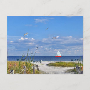 Postkarte für Strand und Ozean