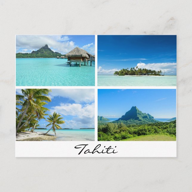 Postkarte für Tahiti und Französisch-Polynesien (Vorderseite)