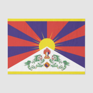 Postkarte für Tibet Seidenpapier