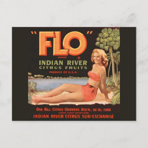 Postkarte für Vintage Produkte